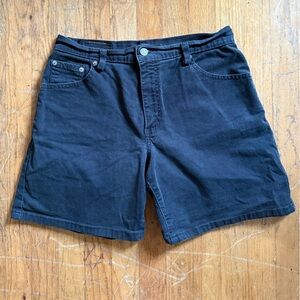 Levi's black denim shorts  Sz 10